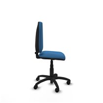 Aýna CP similpiel azul claro sin brazos base poliamida ruedas nailon 50mm