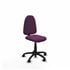 Aýna CP similpiel morado sin brazos base poliamida ruedas nailon 50mm