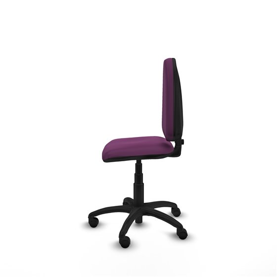 Aýna CP similpiel morado sin brazos base poliamida ruedas nailon 50mm