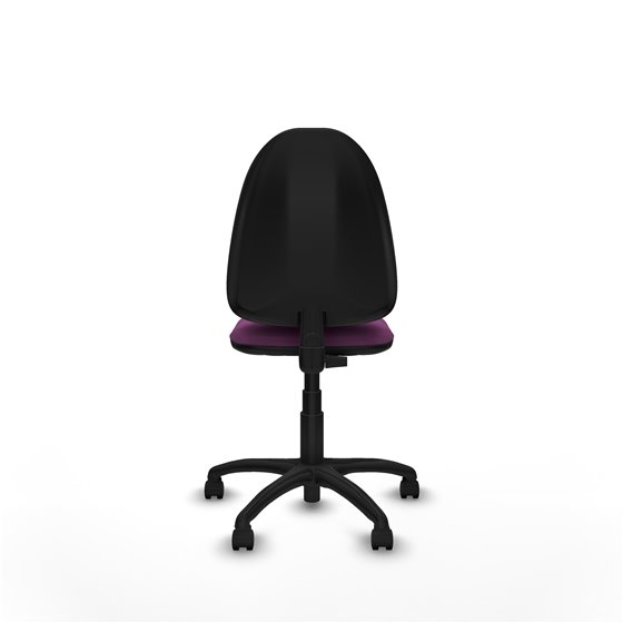 Aýna CP similpiel morado sin brazos base poliamida ruedas nailon 50mm
