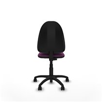 Aýna CP similpiel morado sin brazos base poliamida ruedas nailon 50mm