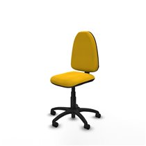 Aýna CP bali amarillo sin brazos base poliamida ruedas nailon 50mm