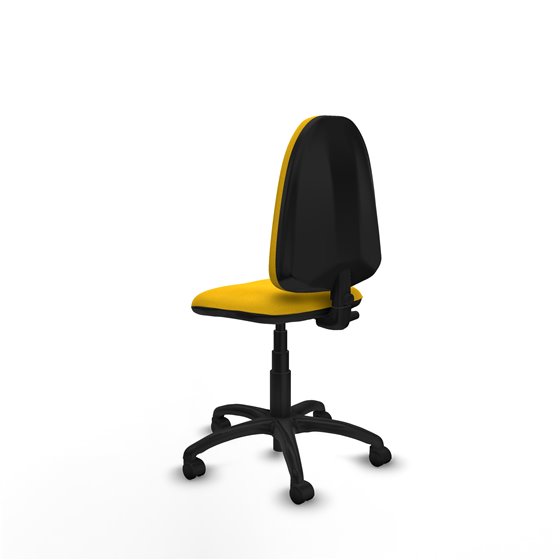 Aýna CP bali amarillo sin brazos base poliamida ruedas nailon 50mm