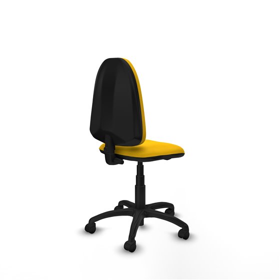 Aýna CP bali amarillo sin brazos base poliamida ruedas nailon 50mm