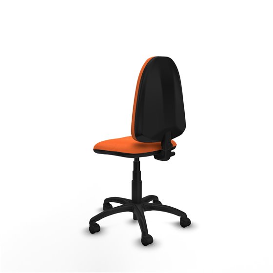 Aýna CP bali naranja sin brazos base poliamida ruedas nailon 50mm