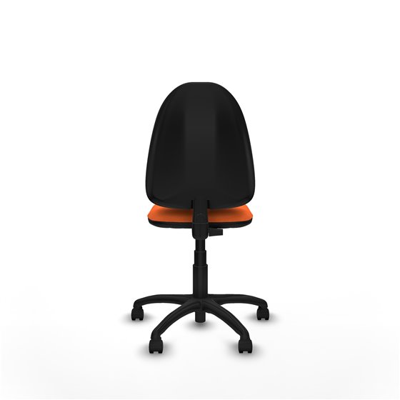 Aýna CP bali naranja sin brazos base poliamida ruedas nailon 50mm