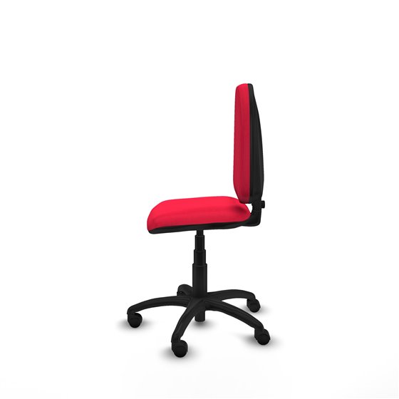 Aýna CP bali rojo sin brazos base poliamida ruedas nailon 50mm