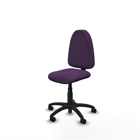 Aýna CP bali morado sin brazos base poliamida ruedas nailon 50mm