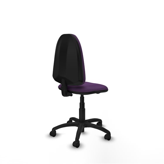 Aýna CP bali morado sin brazos base poliamida ruedas nailon 50mm