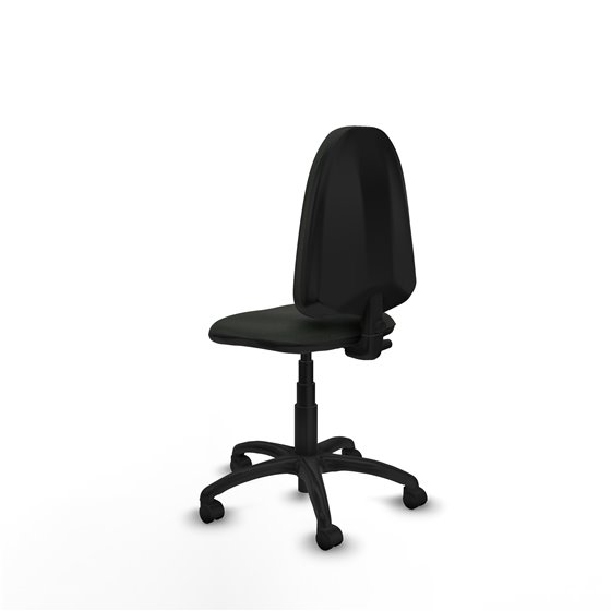 Aýna CP bali negro sin brazos base poliamida ruedas nailon 50mm