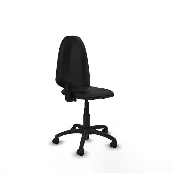 Aýna CP bali negro sin brazos base poliamida ruedas nailon 50mm