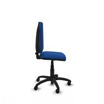 Aýna CP similpiel azul sin brazos base poliamida ruedas engomadas 50mm