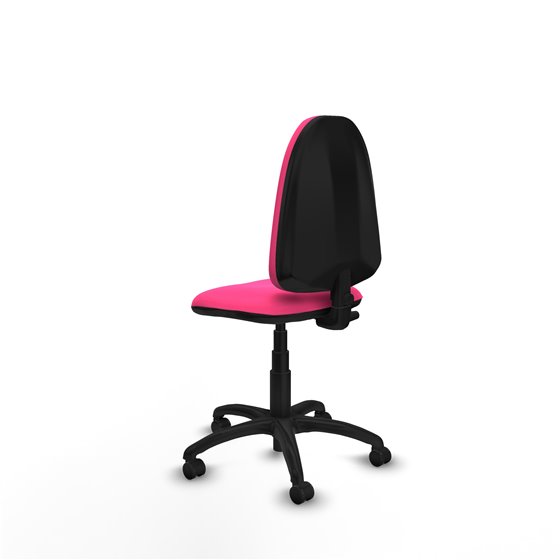 Aýna CP similpiel rosa sin brazos base poliamida ruedas engomadas 50mm
