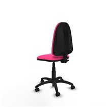 Aýna CP similpiel rosa sin brazos base poliamida ruedas engomadas 50mm