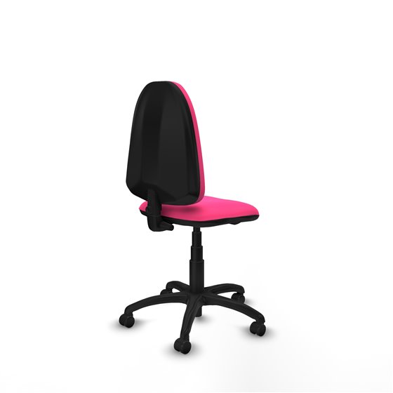 Aýna CP similpiel rosa sin brazos base poliamida ruedas engomadas 50mm