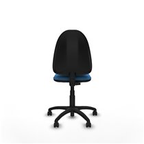 Aýna CP similpiel azul claro sin brazos base poliamida ruedas engomadas 50mm