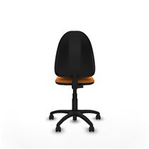 Aýna CP similpiel naranja sin brazos base poliamida ruedas engomadas 50mm