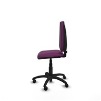 Aýna CP similpiel morado sin brazos base poliamida ruedas engomadas 50mm