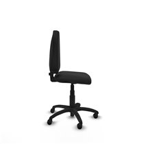 Aýna CP similpiel negro sin brazos base poliamida ruedas engomadas 50mm
