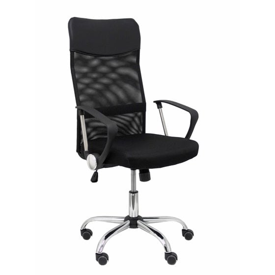 Silla Gontar respaldo malla negro asiento negro