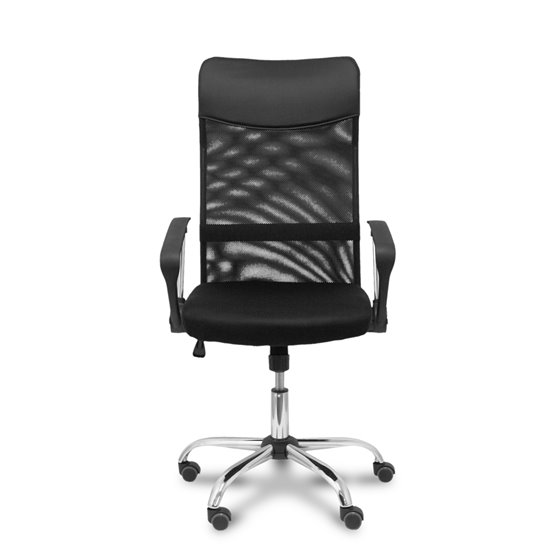 Silla Gontar respaldo malla negro asiento negro