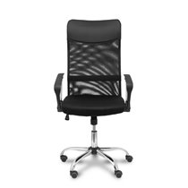 Silla Gontar respaldo malla negro asiento negro