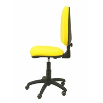 Silla Aýna bali amarillo ruedas de parqué