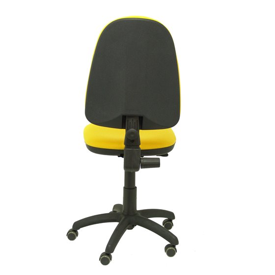 Silla Aýna bali amarillo ruedas de parqué