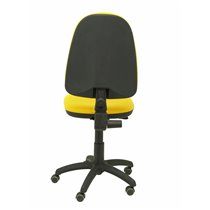 Silla Aýna bali amarillo ruedas de parqué