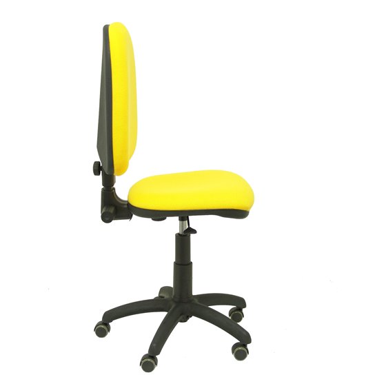 Silla Aýna bali amarillo ruedas de parqué