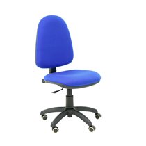 Silla Aýna bali azul ruedas de parqué
