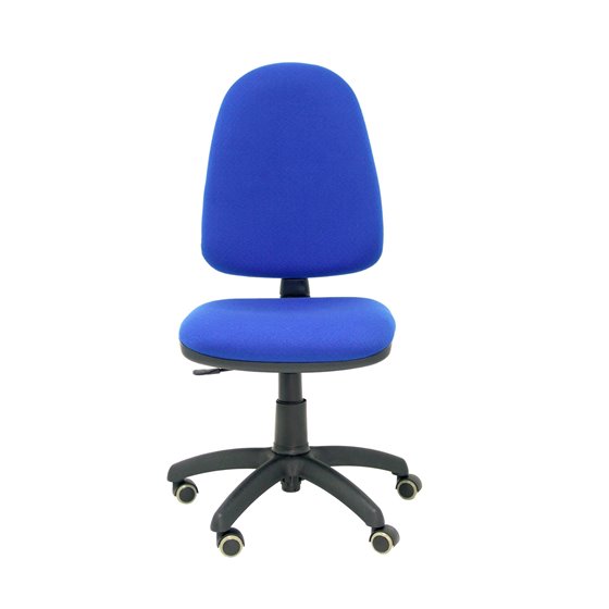 Silla Aýna bali azul ruedas de parqué