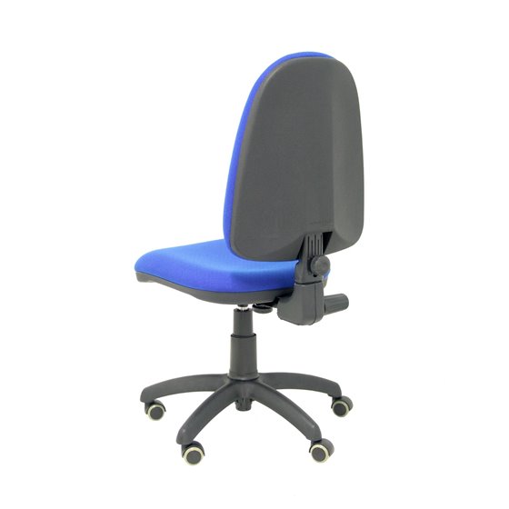 Silla Aýna bali azul ruedas de parqué