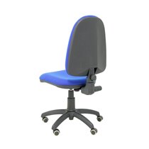 Silla Aýna bali azul ruedas de parqué