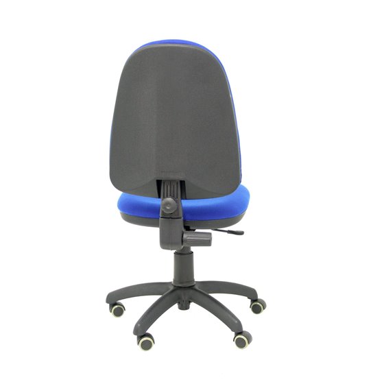 Silla Aýna bali azul ruedas de parqué