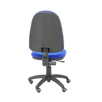 Silla Aýna bali azul ruedas de parqué