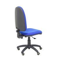 Silla Aýna bali azul ruedas de parqué