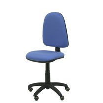 Silla Aýna bali azul claro ruedas de parqué
