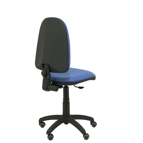 Silla Aýna bali azul claro ruedas de parqué