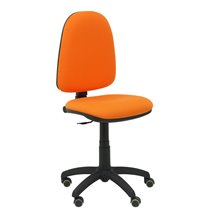 Silla Aýna bali naranja ruedas de parqué