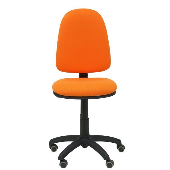 Silla Aýna bali naranja ruedas de parqué