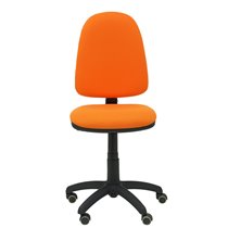 Silla Aýna bali naranja ruedas de parqué