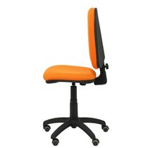 Silla Aýna bali naranja ruedas de parqué