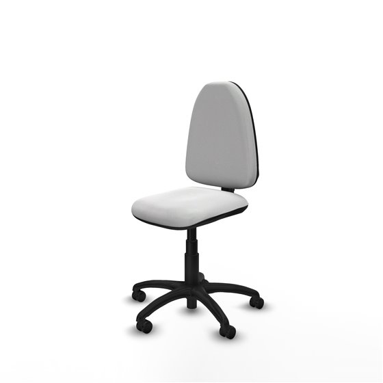 Aýna CP bali blanco sin brazos base poliamida ruedas engomadas 50mm