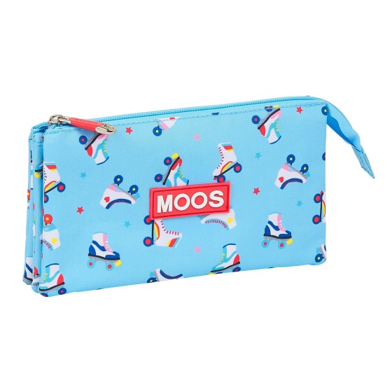Portatodo Escolar MOOS Rollers 22 x 12 x 3 cm.