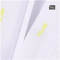 Libreta A4 encolada, papel cuadriculado, 48 hojas de 95 gr/m², colección Sunset