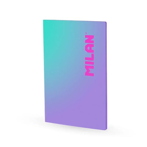 Libreta A4 encolada, papel cuadriculado, 48 hojas de 95 gr/m², colección Sunset