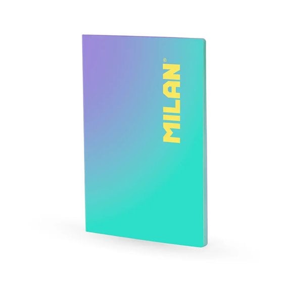Libreta A4 encolada, papel cuadriculado, 48 hojas de 95 gr/m², colección Sunset