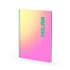 Cuaderno A4 con espiral y tapa dura, papel cuadriculado, 90 hojas de 95gr/m², colección Sunset