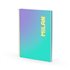 Cuaderno A4 con espiral y tapa dura, papel cuadriculado, 90 hojas de 95gr/m², colección Sunset